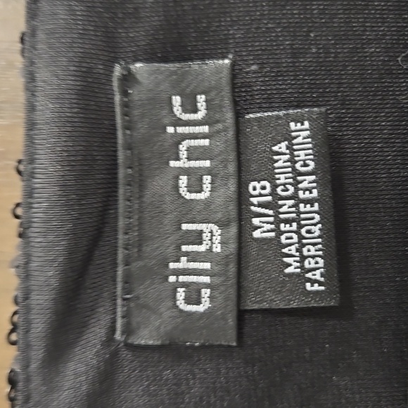 CITY CHIC- "Bright Lights" Black Sequins Night Out-Size 18 (M) - Picture 6 of 15